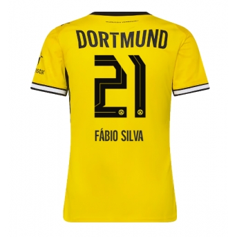 Borussia Dortmund Fabio Silva #21 Maglia Gara Casa Repliche 2026-27 Donna Maniche Corte
